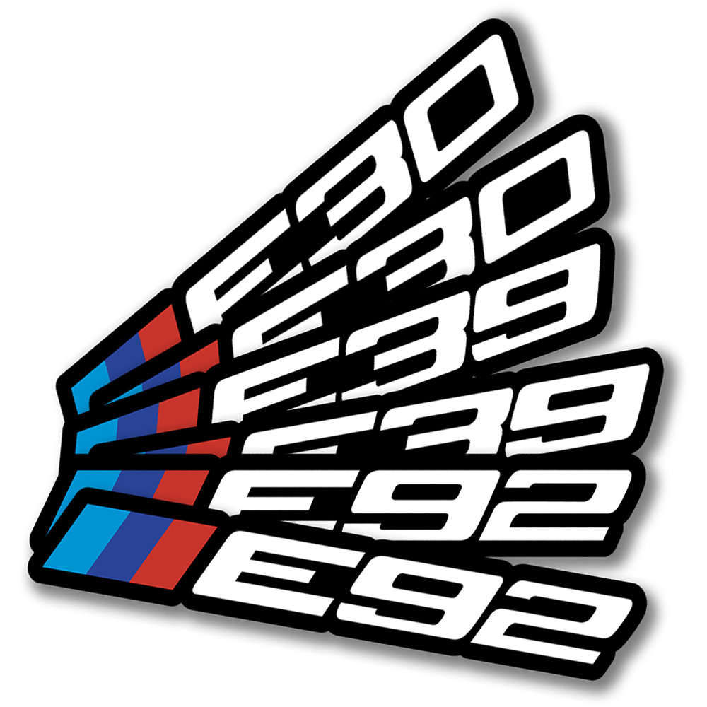E-Chassis M-Series Vinyl Sticker (2-Pack)