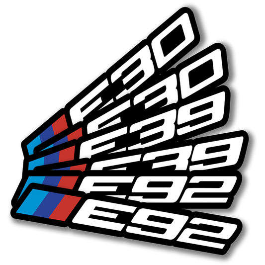 E-Chassis M-Series Vinyl Sticker (2-Pack)