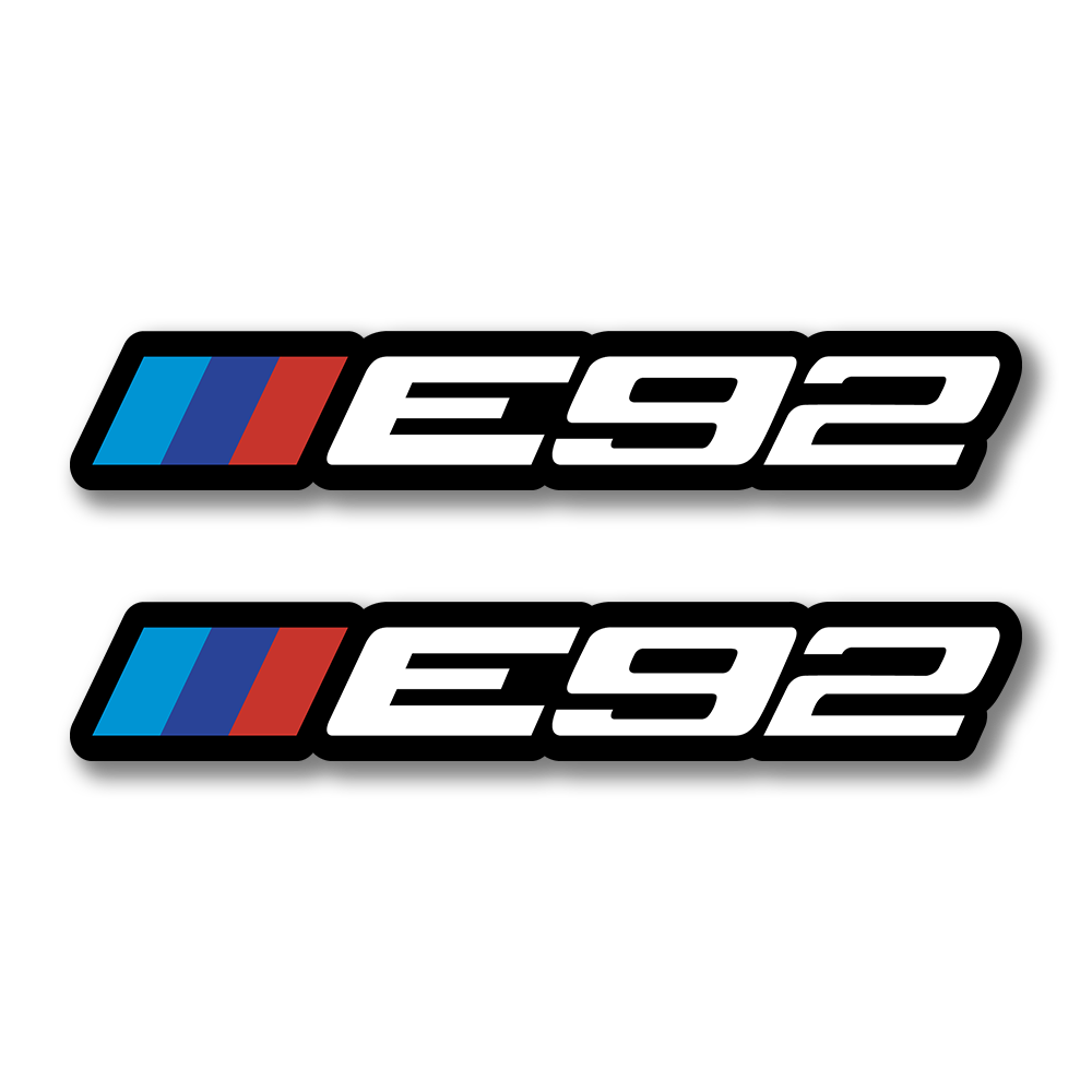 E-Chassis M-Series Vinyl Sticker (2-Pack)