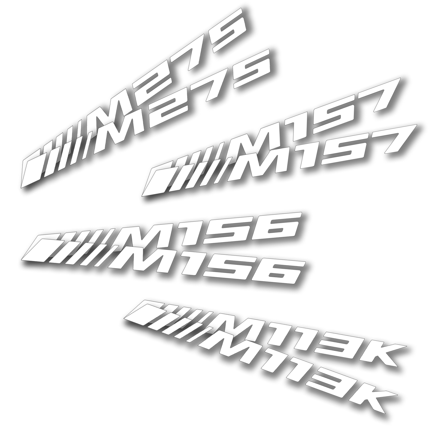 Engine Code AMG Vinyl Sticker (2-Pack)