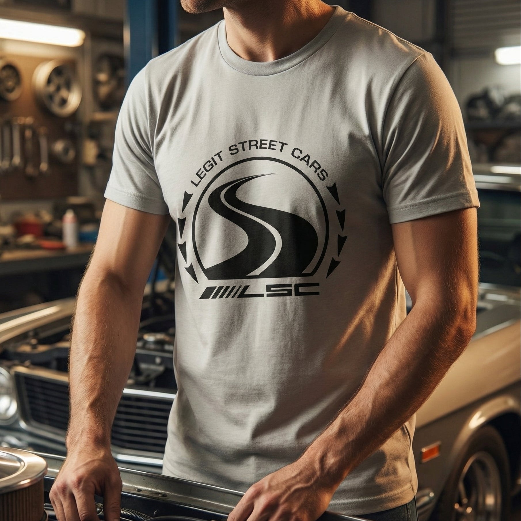 LSC Classic Black Logo Tee