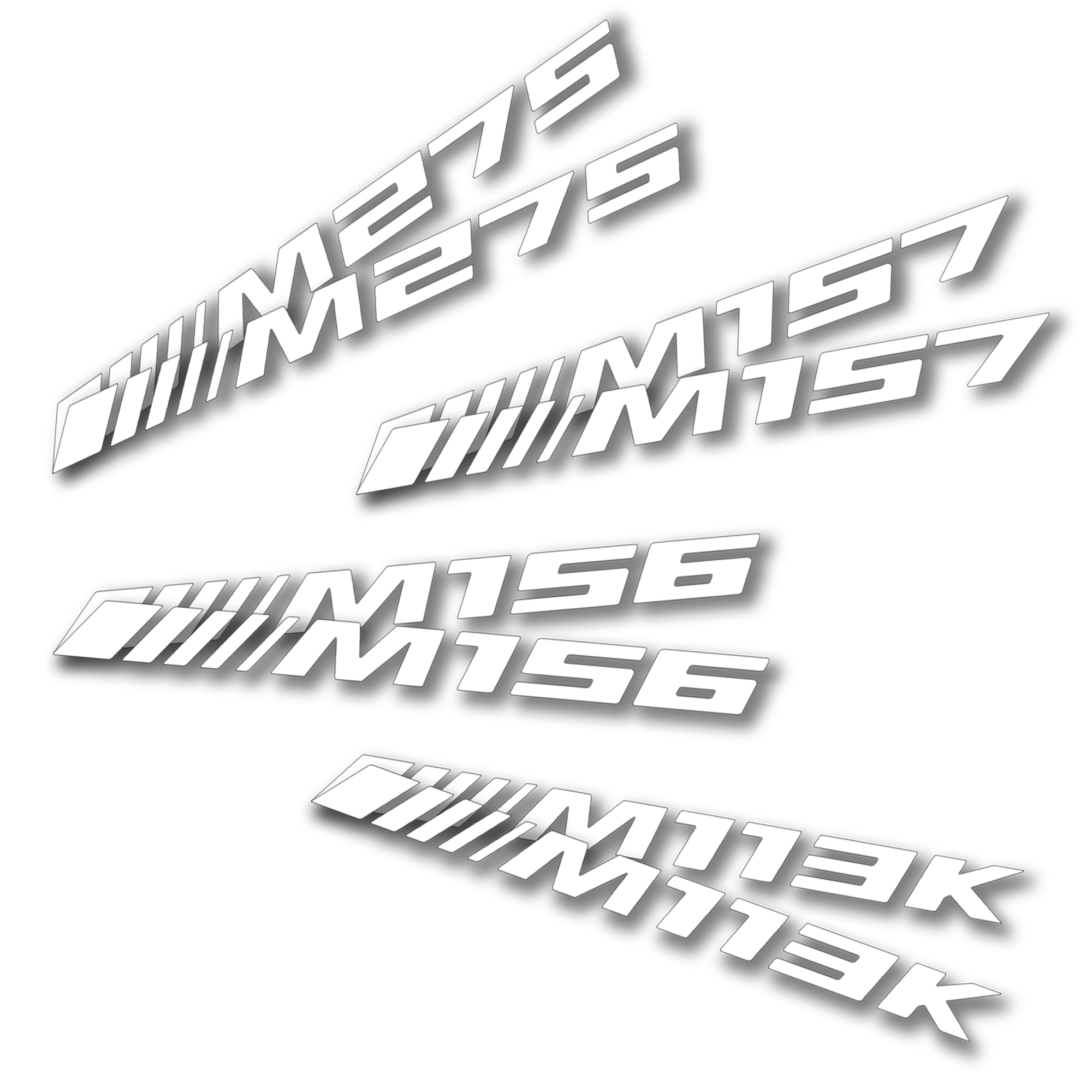 Engine Code AMG Vinyl Sticker (2-Pack) – LegitStreetCars