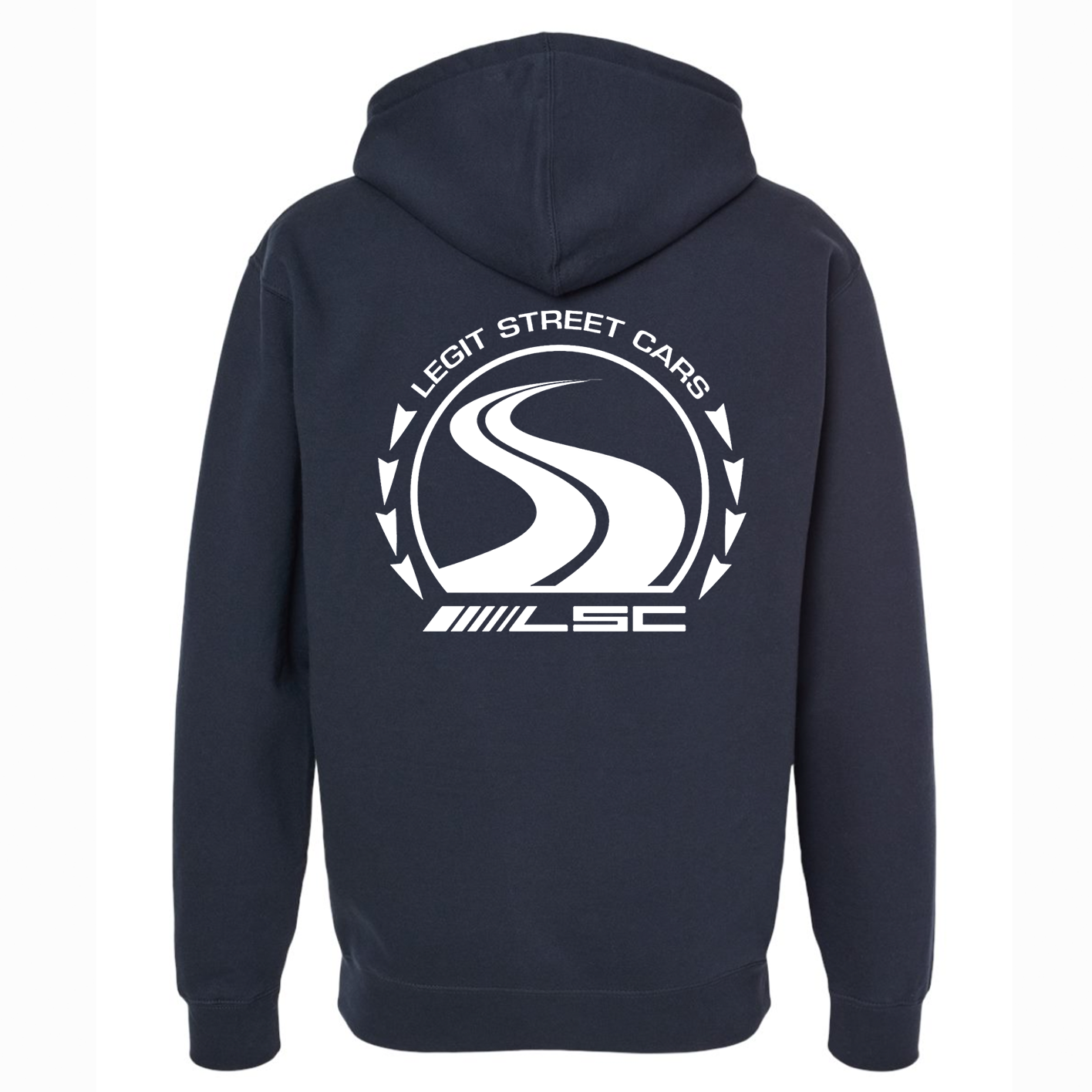 LSC Classic White Logo Full-Zip Hoodie