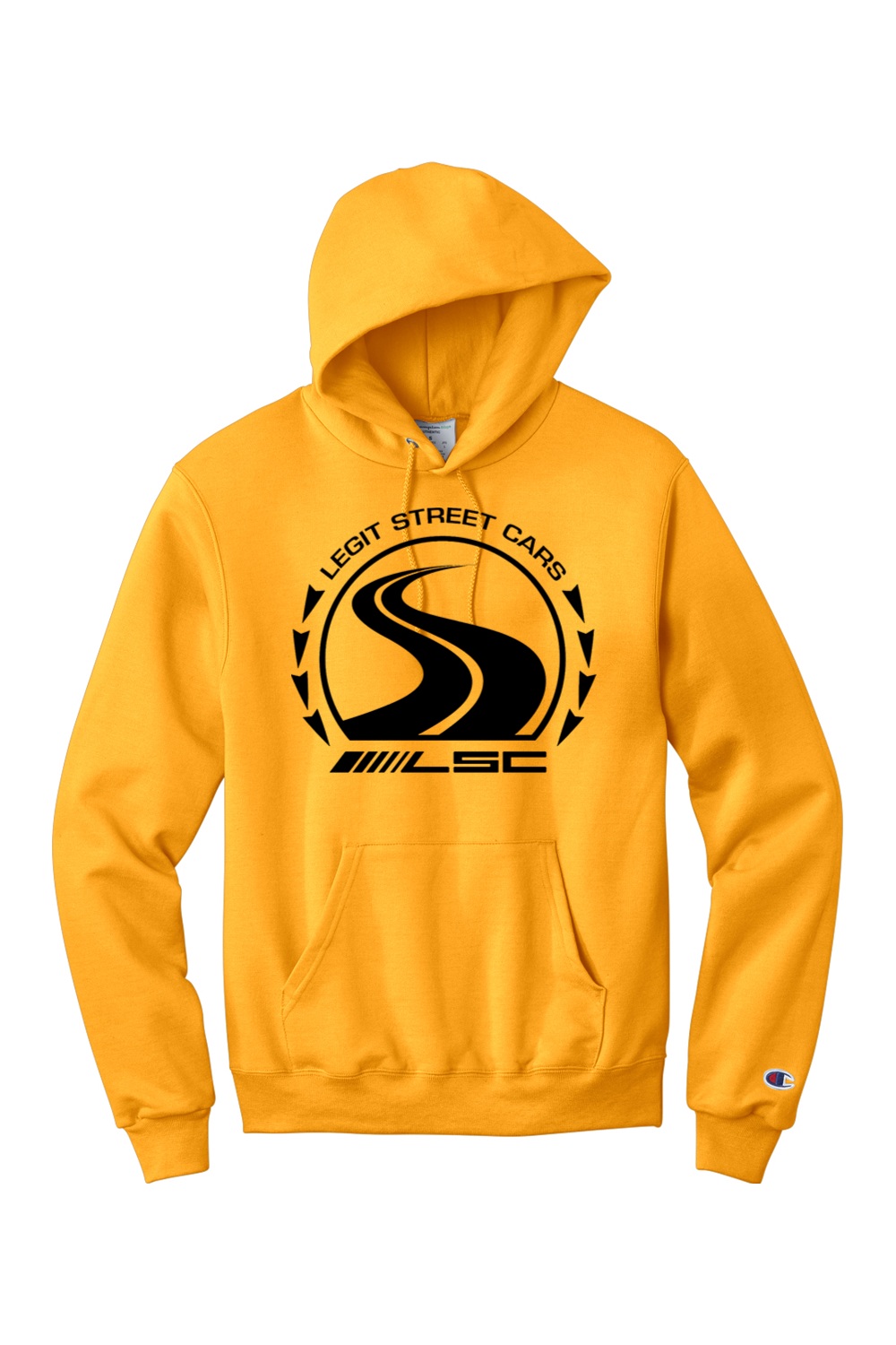 LSC Classic Black Logo Champion Hoodie