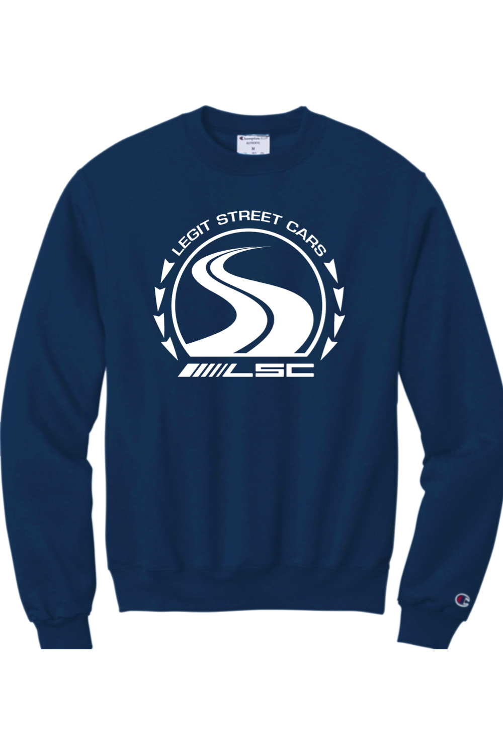 Classic White Logo LSC Crewneck