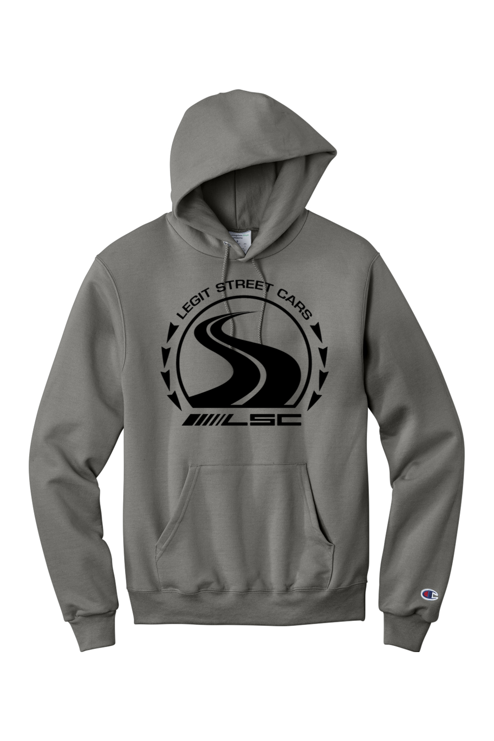 LSC Classic Black Logo Champion Hoodie
