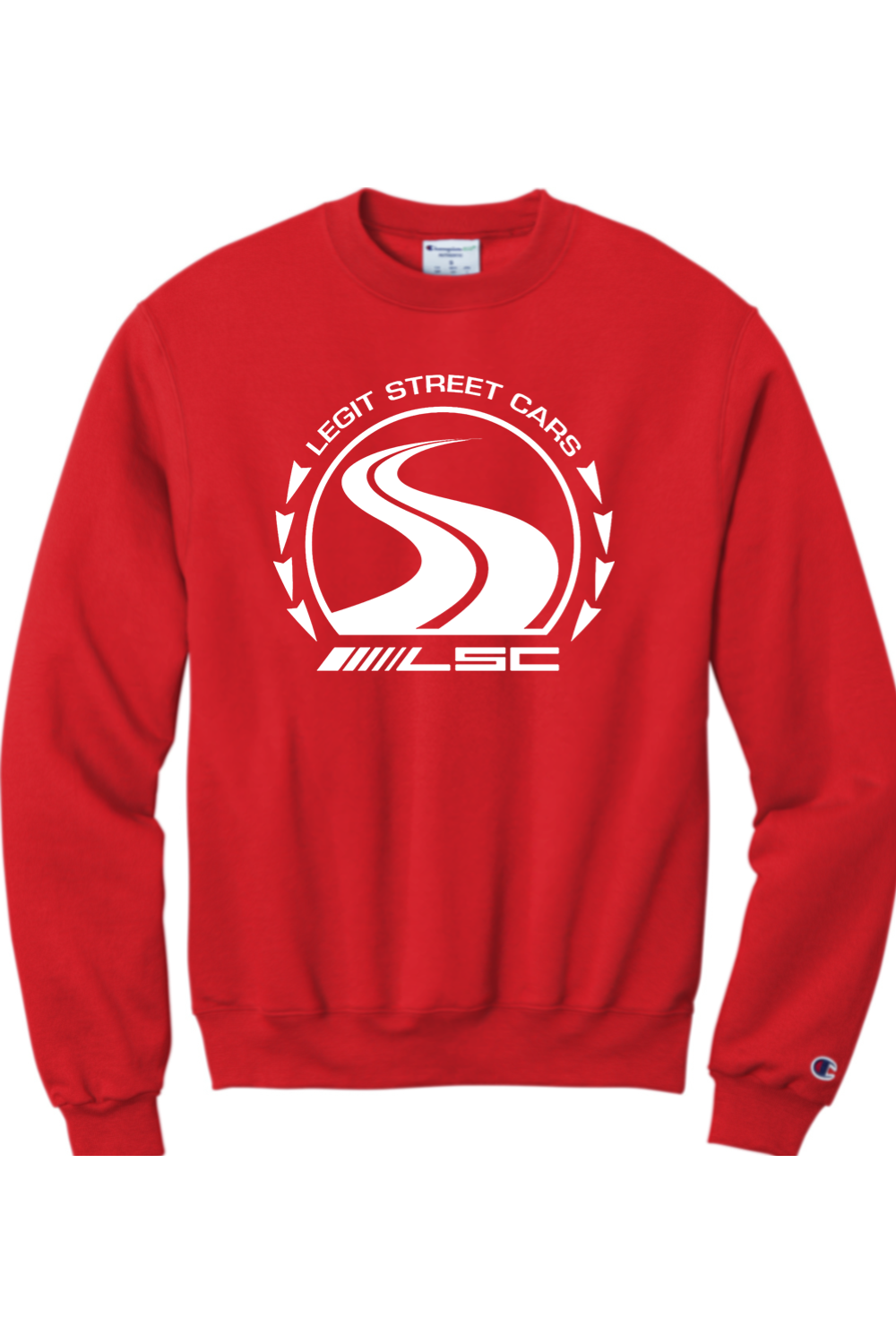 Classic White Logo LSC Crewneck