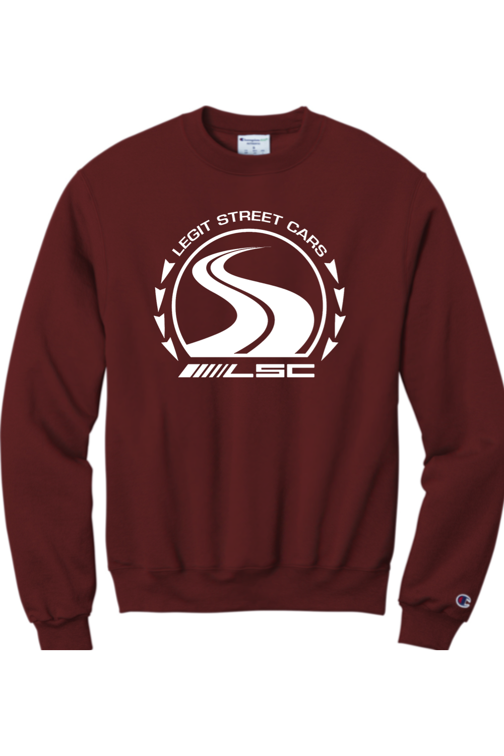 Classic White Logo LSC Crewneck