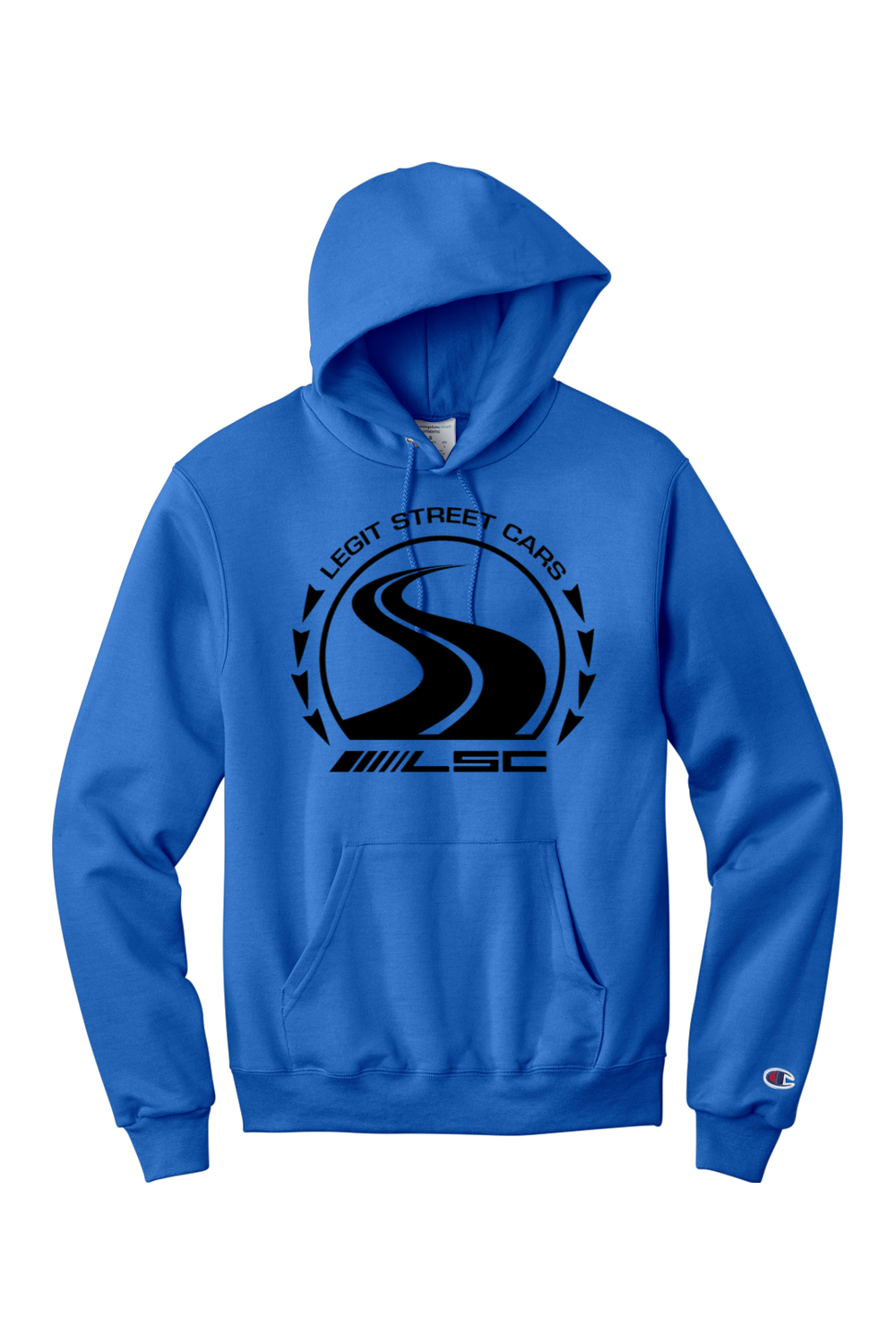 LSC Classic Black Logo Champion Hoodie