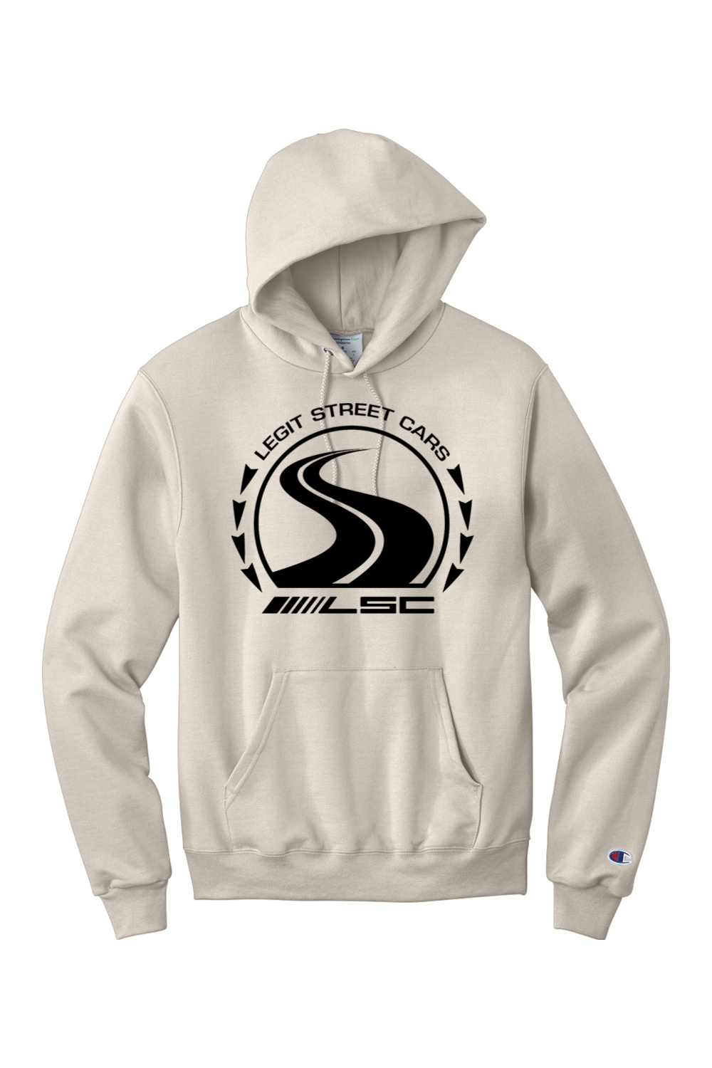 LSC Classic Black Logo Champion Hoodie