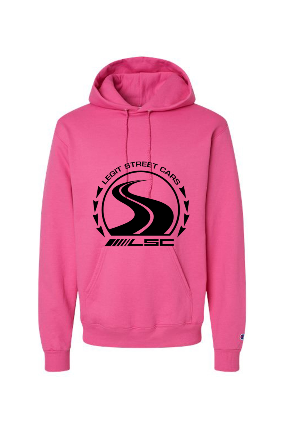 LSC Classic Black Logo Champion Hoodie