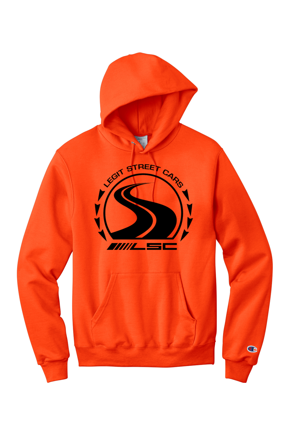 LSC Classic Black Logo Champion Hoodie