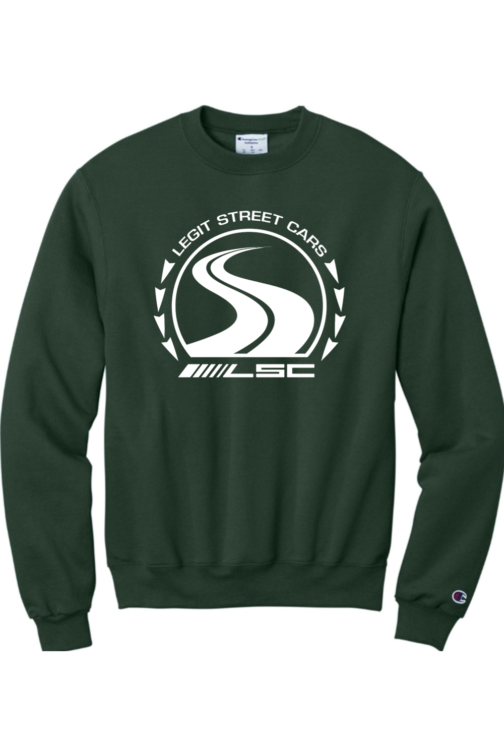 Classic White Logo LSC Crewneck