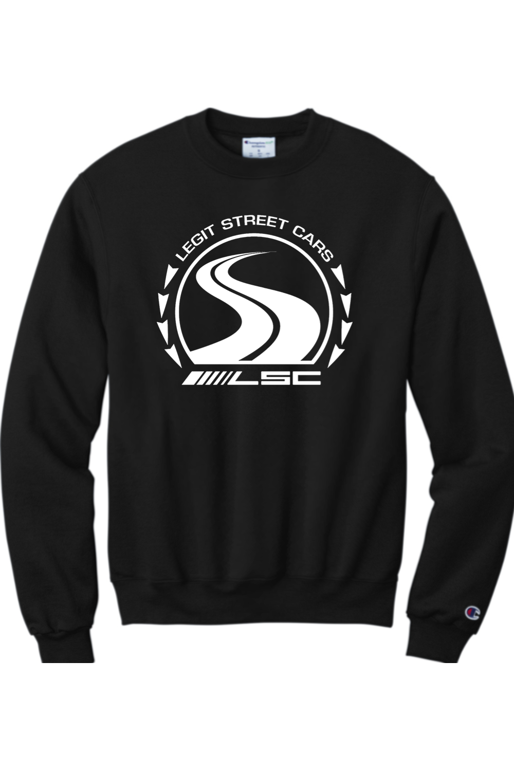 Classic White Logo LSC Crewneck
