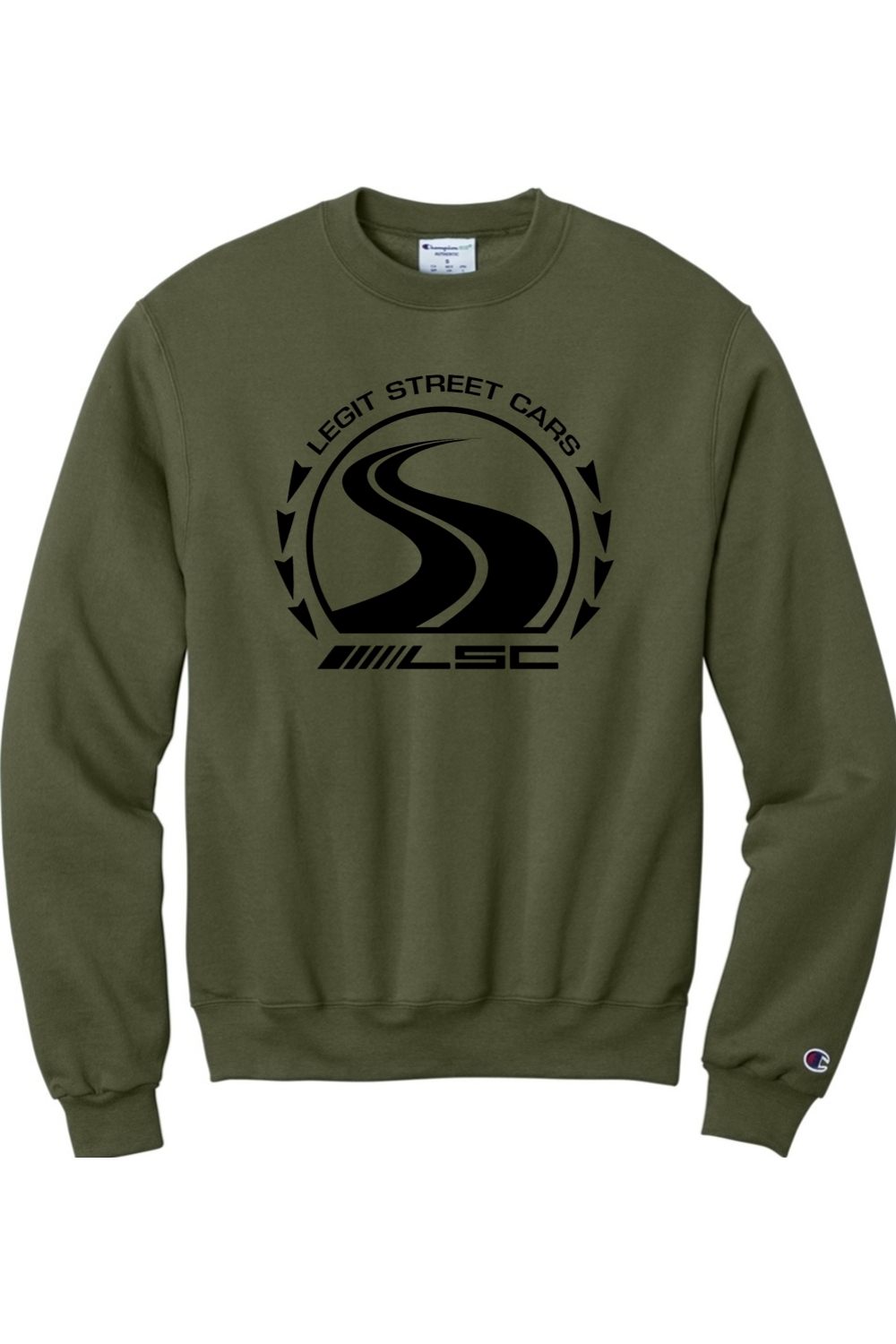 Classic Black Logo LSC Crewneck