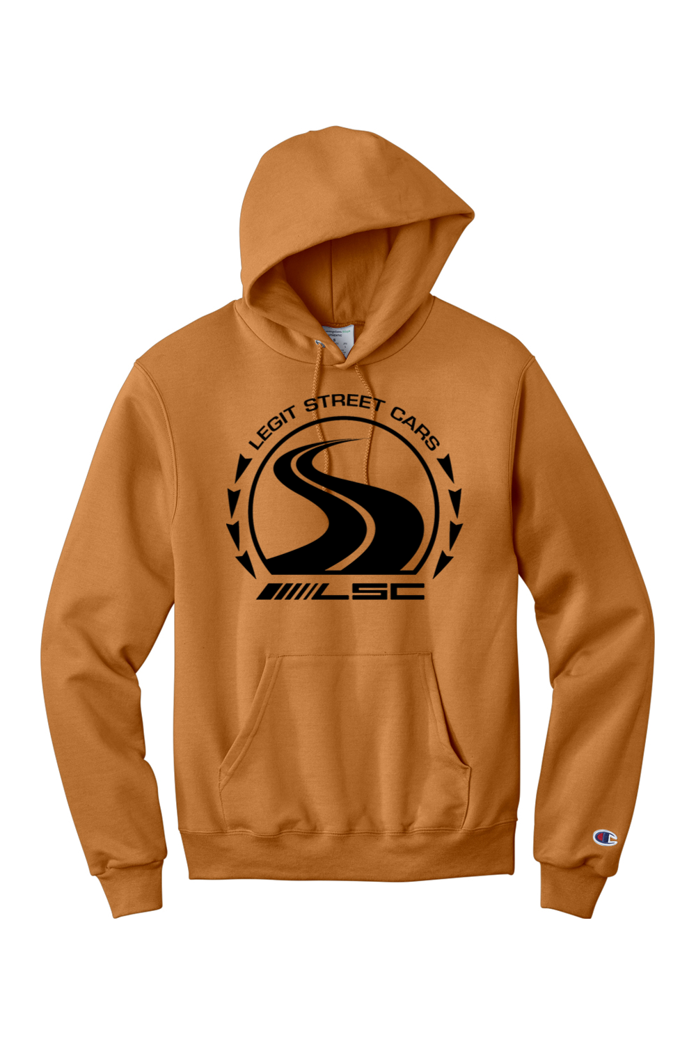 LSC Classic Black Logo Champion Hoodie