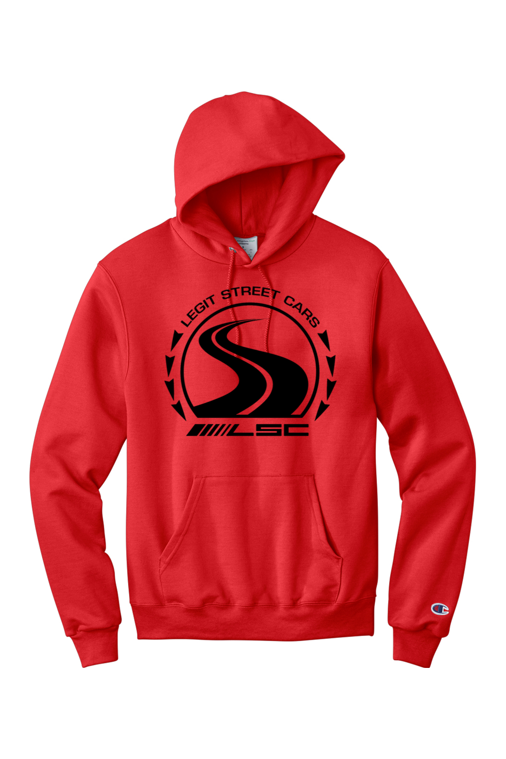 LSC Classic Black Logo Champion Hoodie